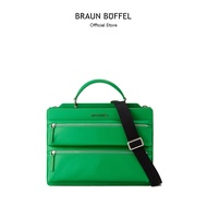 Braun Buffel Adam Document Holder In Farm Green