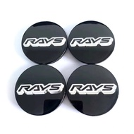 Rays Acrylic Hub Cap High Quality G025 G16 57G GT090 66mm Outer Diameter 57mm Inner Diameter