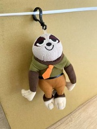 ［絕版品］迪士尼 動物方城市 Zootopia 快俠Flash 樹懶 樹獺 絨毛玩偶 娃娃吊飾