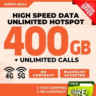 ONEXOX 400GB 4G/5G Ready High Speed Unlimited Data Hotspot SimCard, Modem Router Simkad, Pocket Wifi