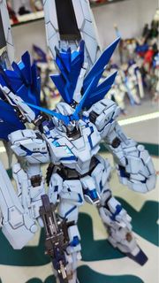 萬代mg1/100完美獨角獸陰影噴塗成品