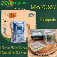 [1 Box] Mika 7C SSY 7 C Size 6x6 cm 6 cm contents 5,000 pcs Mika Cake Klepon Jentik Manis Putu Ayu P