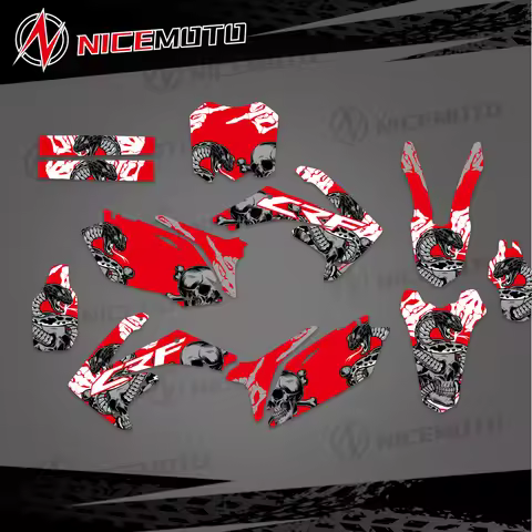 raphic Background Decal Sticker for Honda CRF450R CRF450 2009-2012 CRF250R CRF250 2010- 2013 CRF 250