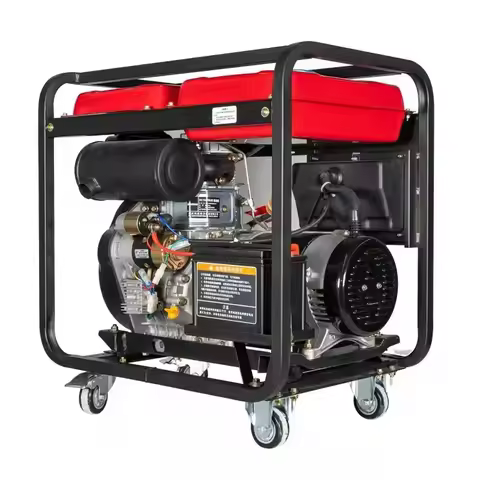New Portable Diesel Generator 3kw 5kw Single-phase Outdoor 6.5kw 8kw Small Generator 220V 380V