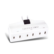 TNT-853R Japan New Innovation Same Row 3 Plug Steering Socket Wall 2P 180 Rotating