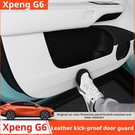 For XPeng G6 Door Kick Mat Front Passenger Front Seat Protector XPeng G6 Car Trim Products Car Tunin