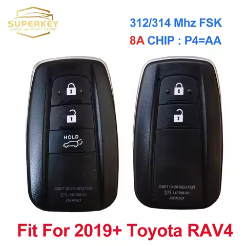 SUPERKEY HYQ14FBC Smart Key For 2018 2019 2020 2021 Toyota RAV4 For USA Brazil Market 8990H-0R030 31