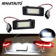2PCS Car No Error Canbus Led License Number Plate Lights Bulb For Audi A1 A4 B8 A5 S5 A6 S6 A7 Q5 TT