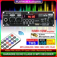 PROMO - Modul MP3 Decoder Bluetooth Karaoke Amplifier 2x 10W Multimedia Trolley Speaker JQ-2269