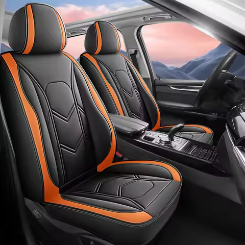 PU Leather Car Seat Covers For Opel Corsa D MG ZS Golf 5 BMW I3 F30 E30 E39 E91 Touring Auto Protect