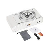 【KiTBEEZ KF-2】CCD Camera 56MP 16X Zoom 4K Vedio Retro CCD Camera 2.88inch 1000mAh with Flashlight Au