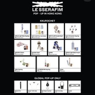 (現場代購) LE SSERAFIM POP-UP IN HONG KONG lsf香港周邊代購  LE SSERAFIM香港快閃 LE SSERAFIM公仔 ｜ LE SSERAFIM小卡 LE S