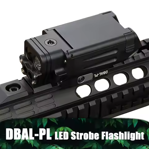 Tactical DBAL-PL LED Flashlight 400 Lumens White Light Hunting Strobe Flashlight with IR Illuminator
