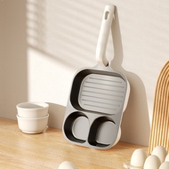 Have Titanium Ceramic Frying Pan Ceramic Breakfast Pan Non-Stick Pan Egg Burger Pan Three-
