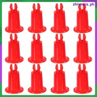 12Pcs Electronics Balance Footpad Red Plastic for Home Use  zhiymais