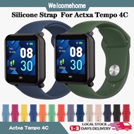 Actxa Tempo 4C Fitness Tracker Smart Watch Soft Silicone Waterproof Watch Strap For Actxa Tempo 4C Replacement Band