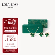 LOLA ROSE罗拉玫瑰长情礼盒常青藤女士耳环耳钉项链女情人节礼物