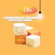 Mk Beauty Skincare Good Night Treatment with Retinol Cream 10g ( Krim Malam Mk Beauty )