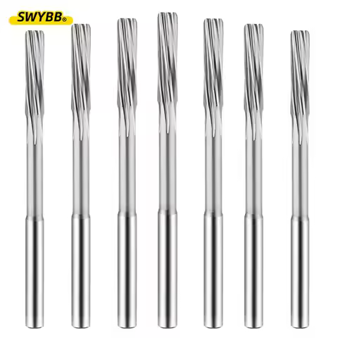 3mm 4mm 6mm 8mm TiN 10mm High Speed Steel Spiral Reamer Titanium Coated for Metal Precision H7Reamer
