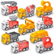New Kids Pull Back Toy Car Dump Truck Ambulance Fire Truck Police Car For Kids Gifts Kereta Mainan K