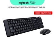 Logitech MK215 Wireless Keyboard and Mouse Combo for Windows, 2.4 GHz Wireless, Compact Design, 2-Ye