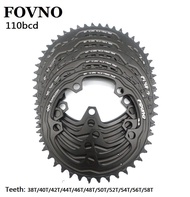 FOVNO 110BCD Road Folding Bike Narrow Wide Chainring 38/40/42/44/46/48/50/52/54/56/58T Chainwheel For shimano sram crankset