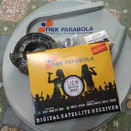 Promo Paket parabola mini mnc group nex parabola kuning 45 cm Limited
