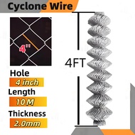 Cyclone Wire  10 meters Breeding Net Wire Enclosure Net Wire 3ft 4ft 5ft 6ft 4x4inch 2x2 inch Galvan