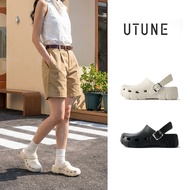 UTUNE Women Thick Sole EVA Clogs Non Slip Soft Comfortable Breathable Closed Toe Slip On Birken Styl