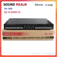 Sound Milan อีคิว อีควอไลเซอร์ เครื่องปรับแต่งเสียง30 ช่อง EQ Bluetooth USB STEREO GRAPHIC EQUALIZER