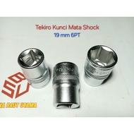 MATA Tekiro Socket Wrench 1/ 2" 19 mm Socket Bit 19 mm 6PT