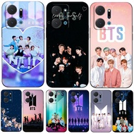 For Honor X7A 2023 Case Silicon Phone Back Cover Soft silicon black tpu shockproof RM Jin Suga J-Hop