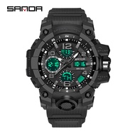 SANDA New G Style Men Digital Watch Shock Military Sports Watches Fashion Waterproof Electronic Wristwatch Men Analog LED Clock