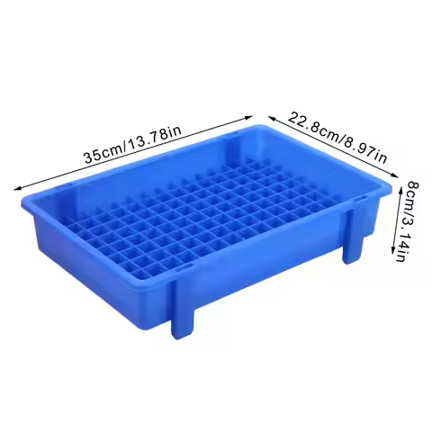 NEW 1PCS Thickened Plastic Lithium Battery Storage Box For 18650 Cells - Divided Transport And Turno