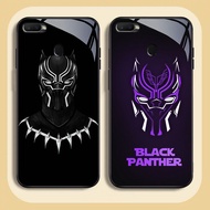 NC-13 Black Panther Glass Case For OPPO A7 A12 A12S A11K A5S F9 F7 F5 Realme 2 Pro