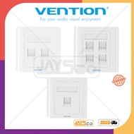 Vention Keystone Jack Wall Plate RJ45 UTP Wall