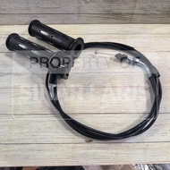 KVB GAS CABLE PACKAGE KVY/ + GAS HOUSING + HAMDGRIP SPACY CARBONBEAT VARIO 110 OLD VARIO 110 TECHNO