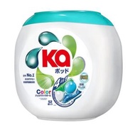 日本進口 KA菁华四效合一護色洗衣凝珠 52 粒裝 清潔抗菌除蟎護色 遇水速溶 洗衣一顆搞掂全家衣物