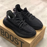 Yeezy Boost 350 V2 Shoes for Men High Quality Running Sneakers Men Shoes Women Shoes Triple Black Reflective With Socks