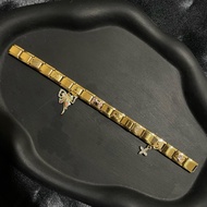 Premium Gold Italian Charm Set Premade Bracelet