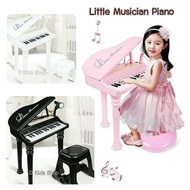 D Kids ของเล่น ของเล่นเด็ก เปียโนเด็ก Little Musician Piano คีย์บอร์ดพร้อมเก้าอี้และไมโครโฟน