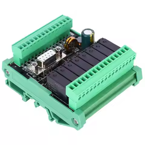 FX2N-20MR-232 5A DC24V Power PLC Board With Shell Relay Output Module 12 In 8 Out High-Speed Countin
