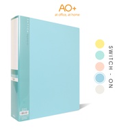 Bìa Còng O4 Switch ON AO+ Nhựa PP/ A4 4 Nhẫn O (25/35/50 mm)