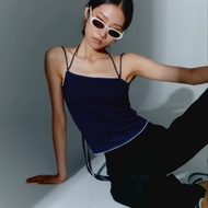 Hot & twisted top ( navy )