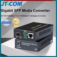 JT-COM Gigabit SFP Media Converter Transceiver Module 5KM 1000Mbps Fast Ethernet RJ45 to Fiber Optic