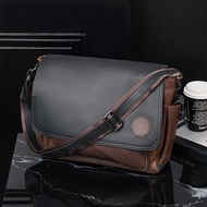 📿 Crazy Horse Leather Korean Style Fashion Men's Bag Shoulder Bag Casual Men's Backpack Messenger Bag New