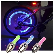 Bicycle air nozzle lights, cars, motorcycles, electric Bicycle nozzle lights Car Motorcycle electric Vehicle Valve lights Mountain Bike Colorful Hot Wheels Flashing Tire lights