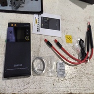 เครื่องเชื่อมมือถือแบบพกพาสำหรับงานเชื่อมแบบจุดแบตเตอรี่หน้าจอสี TFT SWM-10 DIY สูงสุด0.25มม. แผ่นนิ