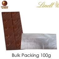 Lindt Chocolate Tablet Bulk Packaging 100g/50g