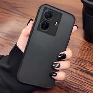 Hans - Soft Case Flexible Casing MACARON BLACK ONLY + Camera PROTECTOR VIVO Z1 PRO, Y100, Y95, Y93, 